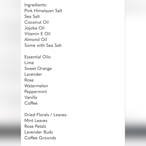 MADE to ORDER! Assorted Scents 8oz Each Himalayan Salt Scrubs - Picture 10 of 13